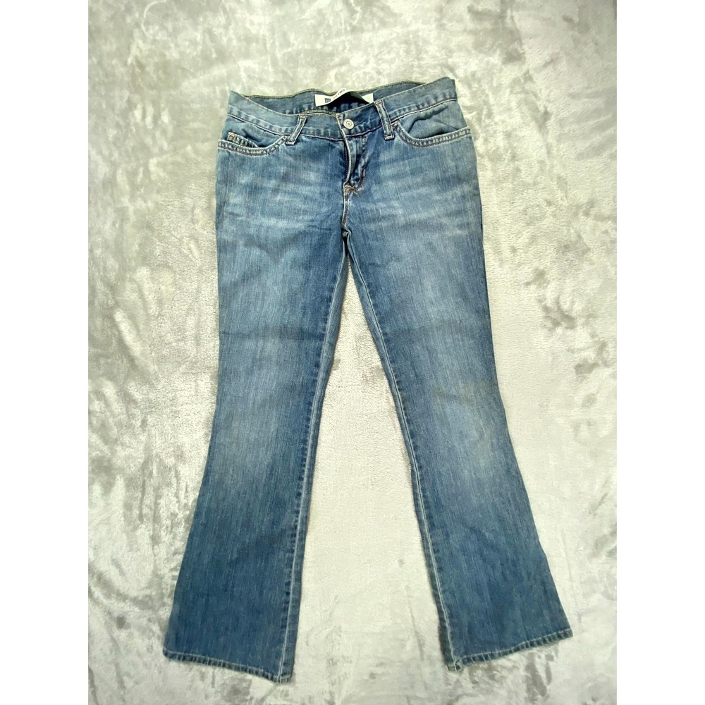 GAP Jeans Women 4 Blue Ultra Low Rise‎ Bootcut Flare Denim Y2K Stretch Casual